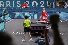 Paris 2024 - Table Tennis - Felix Lebrun v Lin Yun-ju