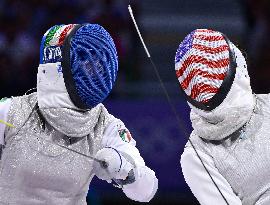 (PARIS2024) FRANCE-PARIS-OLY-FENCING