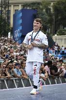 Paris 2024 - Fans welcome medalists at the Parc des Champions in Paris FA