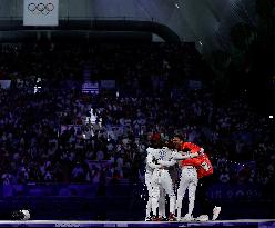 (PARIS2024) FRANCE-PARIS-OLY-FENCING