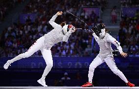 (PARIS2024) FRANCE-PARIS-OLY-FENCING