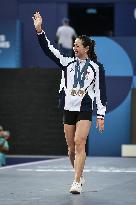 Paris 2024 - Fans welcome medalists at the Parc des Champions in Paris FA