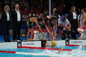 Paris 2024 - 4x200m Freestyle Relay - Team Australia Wins Gold