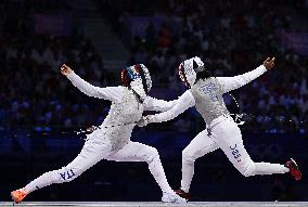 (PARIS2024) FRANCE-PARIS-OLY-FENCING