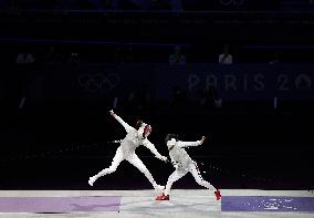 (PARIS2024) FRANCE-PARIS-OLY-FENCING