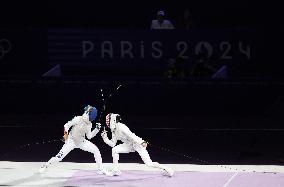 (PARIS2024) FRANCE-PARIS-OLY-FENCING