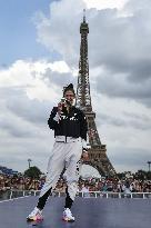 Paris 2024 - Fans welcome medalists at the Parc des Champions in Paris FA