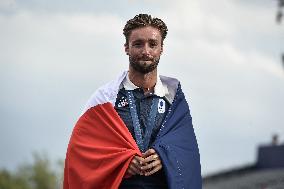 Paris 2024 - Fans welcome medalists at the Parc des Champions in Paris FA