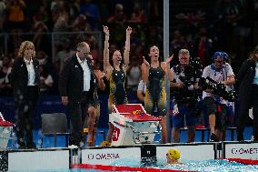 Paris 2024 - 4x200m Freestyle Relay - Team Australia Wins Gold