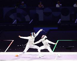 (PARIS2024) FRANCE-PARIS-OLY-FENCING