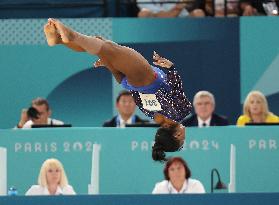 Paris 2024 - Biles Wins All-Around Title For Sixth Olympic Gold