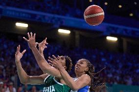 Paris 2024 - Women’s Basketball - France v Nigeria