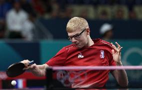 Paris 2024 - Table Tennis - Felix Lebrun v Lin Yun-ju