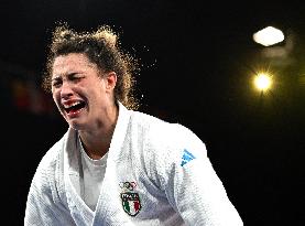 Paris 2024 - Italy's Alice Bellandi Takes Goldl In Women’s -78kg