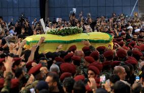 Funeral For Hezbollah Top Commander Fouad Shukur - Beirut