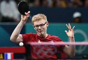 Paris 2024 - Table Tennis - Felix Lebrun v Lin Yun-ju