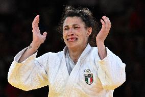 Paris 2024 - Italy's Alice Bellandi Takes Goldl In Women’s -78kg