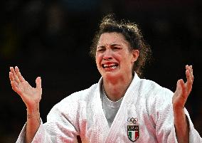 Paris 2024 - Italy's Alice Bellandi Takes Goldl In Women’s -78kg