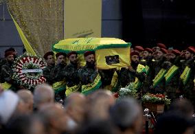 Funeral For Hezbollah Top Commander Fouad Shukur - Beirut