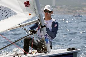 Paris 2024 - Jean-Baptiste Bernaz Competes in Sailing Men's ILCA 7 - Marseille