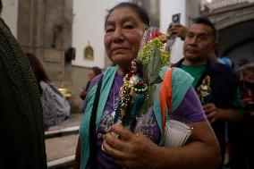 Relics Of St. Jude Thaddeus Arrive At San Hipólito Church In Mexico City