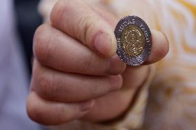 Relics Of St. Jude Thaddeus Arrive At San Hipólito Church In Mexico City