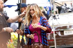 Sarah Jessica Parker On Set - NYC