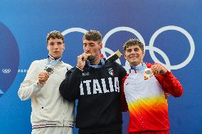 Paris 2024 - Italy’s De Gennaro Takes Gold In The Men’s Kayak Single