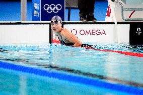 Paris 2024 - Emma Terebo Competes 200m Backstroke