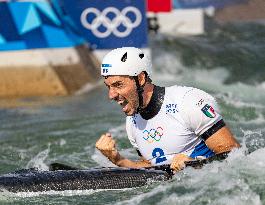 Paris 2024 - Italy’s De Gennaro Takes Gold In The Men’s Kayak Single