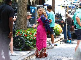 Sarah Jessica Parker On Set - NYC