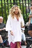 Sarah Jessica Parker On Set - NYC