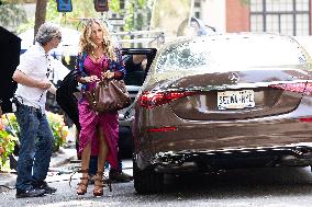 Sarah Jessica Parker On Set - NYC