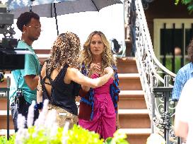 Sarah Jessica Parker On Set - NYC