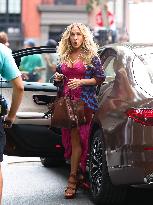 Sarah Jessica Parker On Set - NYC