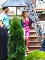 Sarah Jessica Parker On Set - NYC