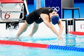 Paris 2024 - Emma Terebo Competes 200m Backstroke