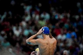 Paris 2024 - 50m Freestyle - Florent Manaudou Competes