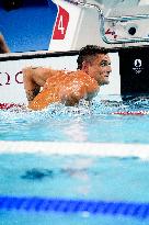 Paris 2024 - 50m Freestyle - Florent Manaudou Competes