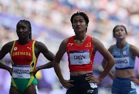 (PARIS2024) FRANCE-PARIS-OLY-ATHLETICS-100M-WOMEN