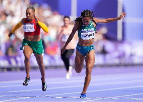 (PARIS2024) FRANCE-PARIS-OLY-ATHLETICS-100M-WOMEN