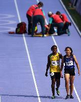 (PARIS2024) FRANCE-PARIS-OLY-ATHLETICS-100M-WOMEN