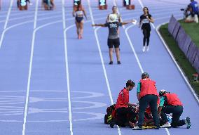 (PARIS2024) FRANCE-PARIS-OLY-ATHLETICS-100M-WOMEN