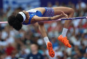(PARIS2024) FRANCE-PARIS-OLY-ATHLETICS-HIGH JUMP-WOMEN