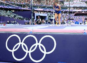 (PARIS2024) FRANCE-PARIS-OLY-ATHLETICS-HIGH JUMP-WOMEN