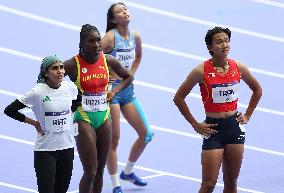 (PARIS2024) FRANCE-PARIS-OLY-ATHLETICS-100M-WOMEN