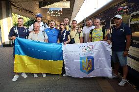 Four Ukrainian canoers leave for Paris 2024 Olympics