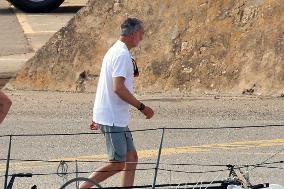 King Felipe During His Visit To A Catamaran - Porto Pi