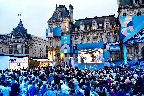 Paris 2024 - Fan Zone At Hotel De Ville