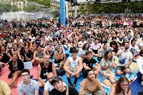 Paris 2024 - Fan Zone At Hotel De Ville